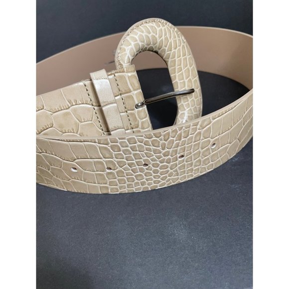 Anthropologie B-Low The Belt Women\'s Tan Maura Croc Leather Belt Size Small NEW main image 6